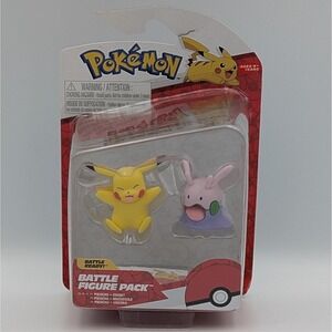 Pokémon Battle Figure Pack Pikachu Goomy Jazwares Clip 'N' Go 2" Mini Figure New